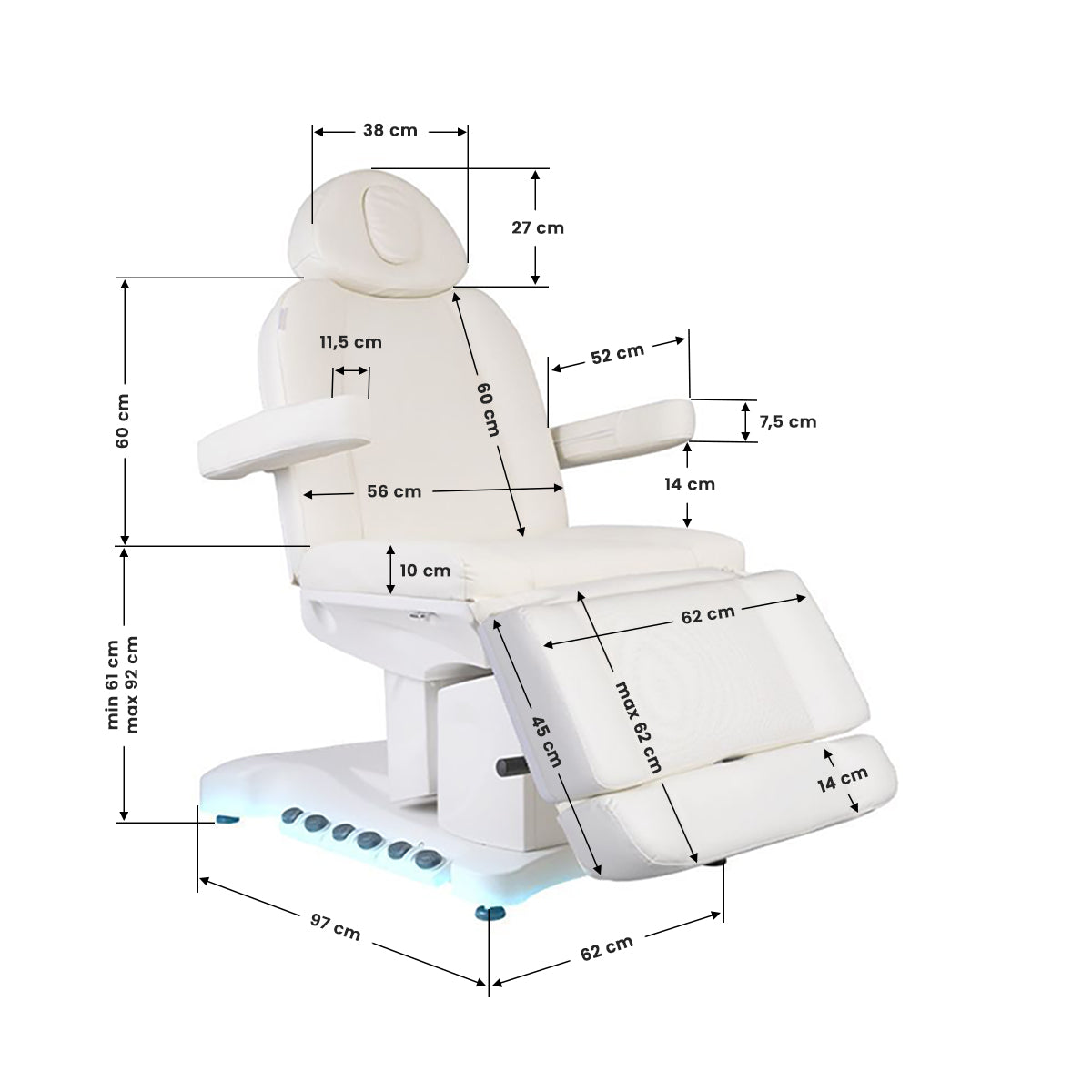 Fauteuil PRESTO Exclusive 4M Chauffant