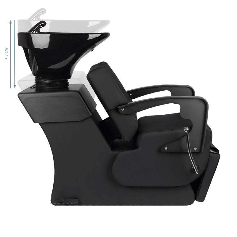 Bac barbier Cobalt Noir réglable