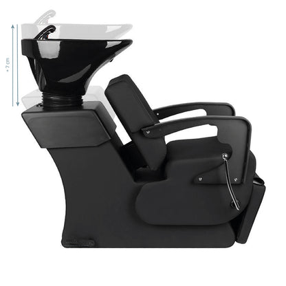 Bac barbier Cobalt Noir réglable