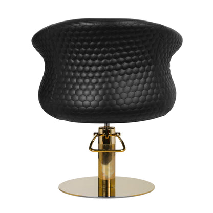 Fauteuil coiffeur Palace Or & Noir