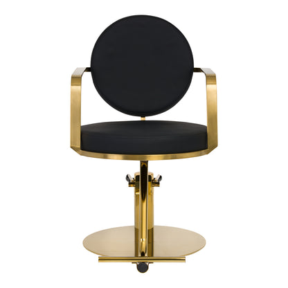 Fauteuil coiffeur Heritage Or & Noir