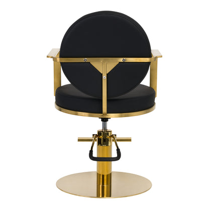 Fauteuil coiffeur Heritage Or & Noir