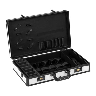 Valise barbier blanc/noir