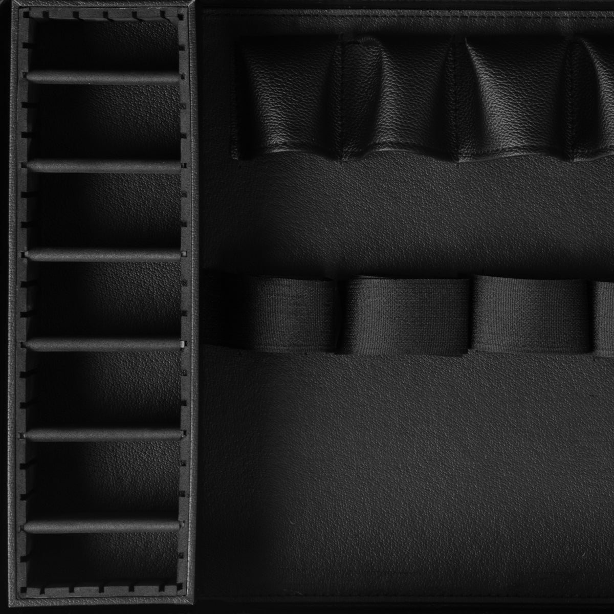 Valise barbier blanc/noir