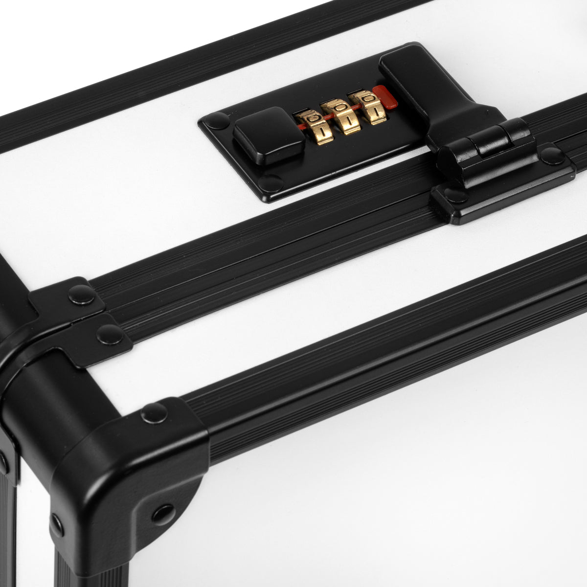 Valise barbier blanc/noir
