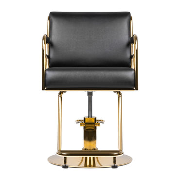 Fauteuil coiffeur Royal Or & Noir