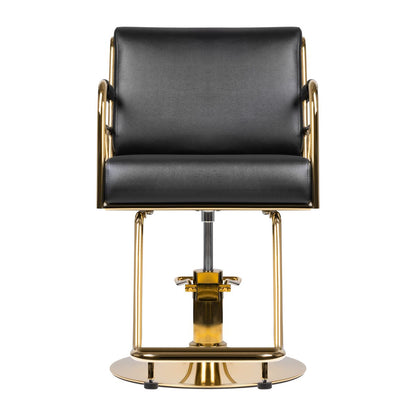 Fauteuil coiffeur Royal Or & Noir