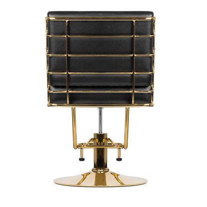 Fauteuil coiffeur Royal Or & Noir