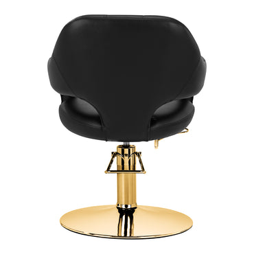 Fauteuil coiffeur Design Or & Noir