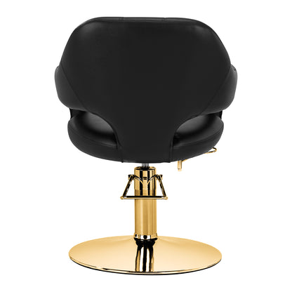 Fauteuil coiffeur Design Or & Noir