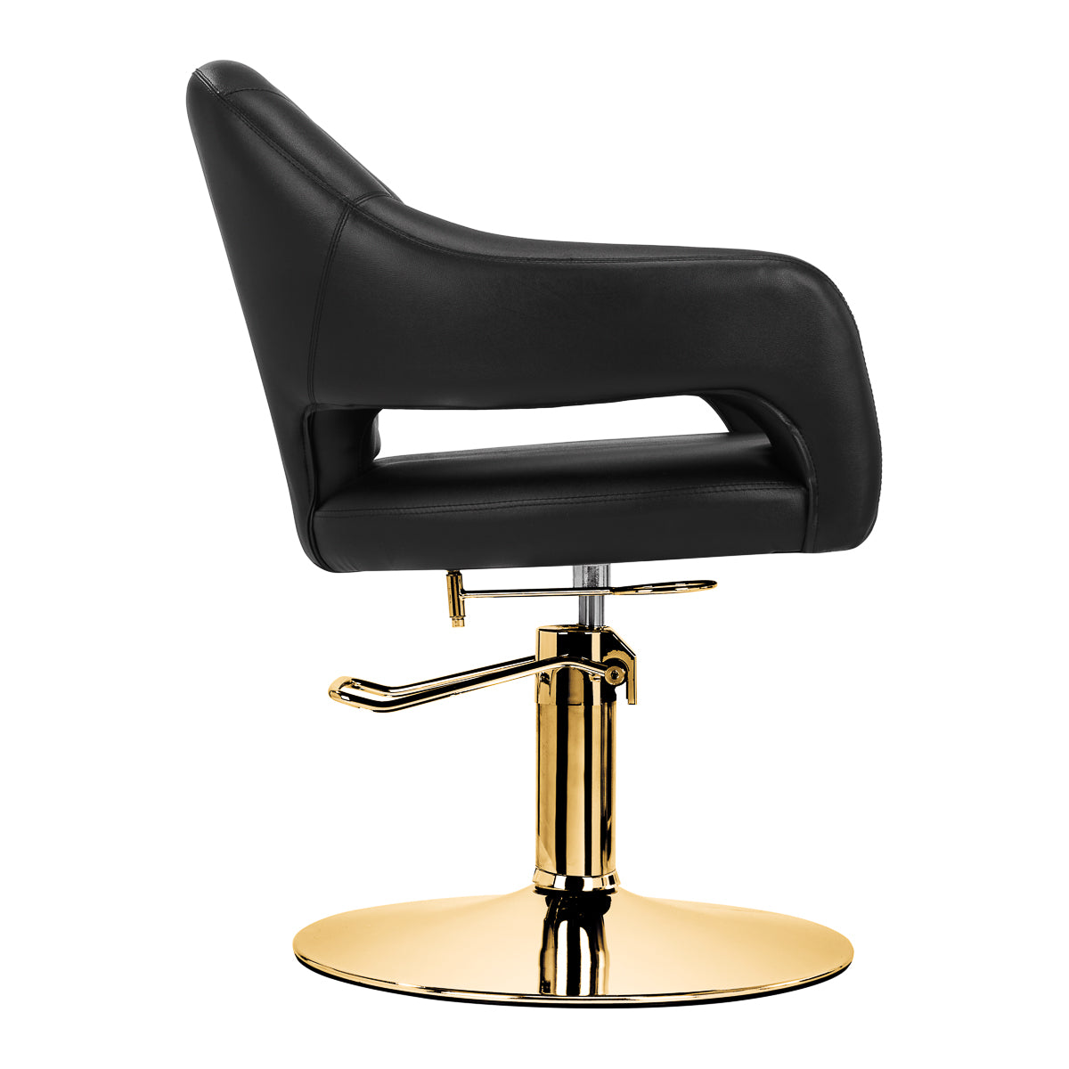 Fauteuil coiffeur Design Or & Noir