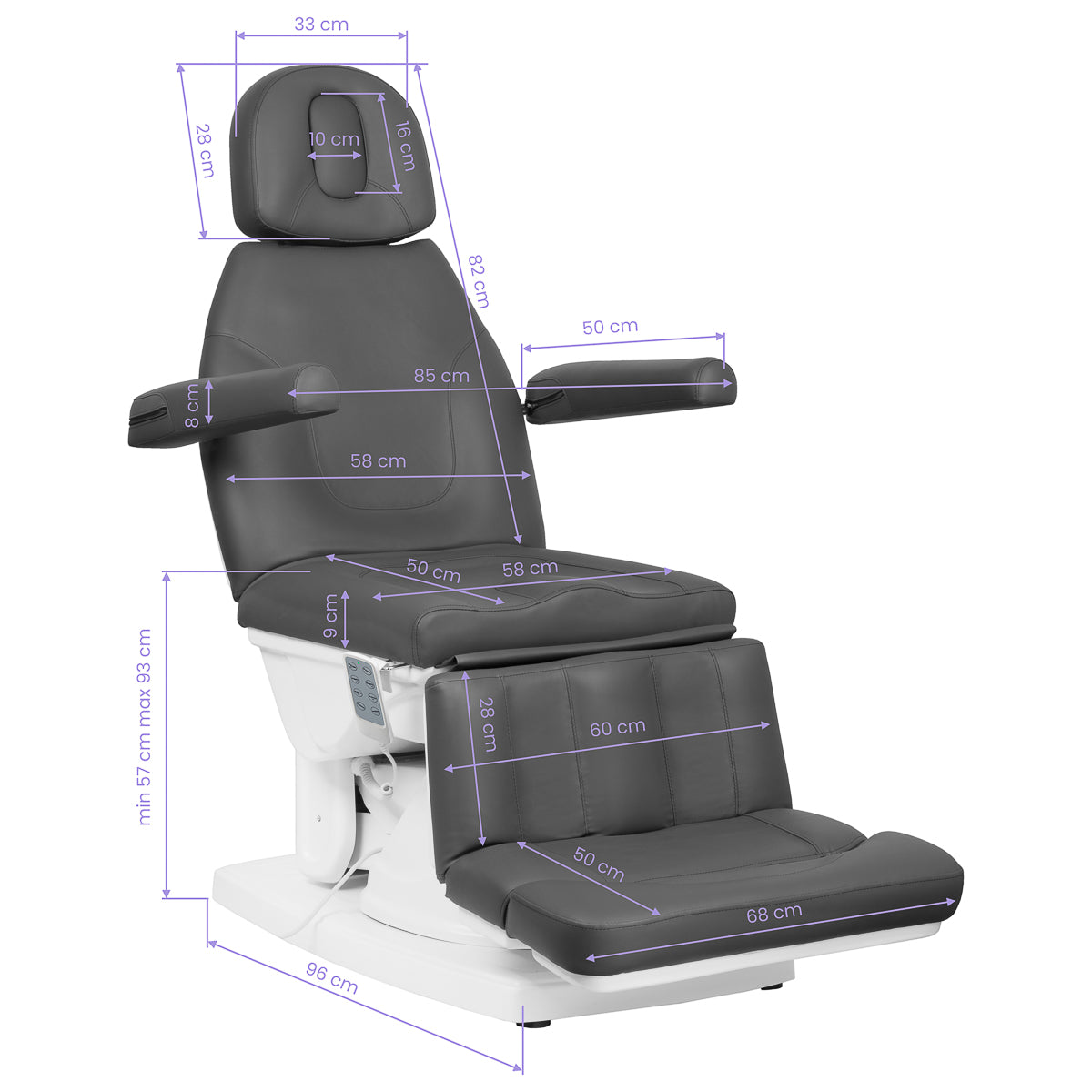 Fauteuil CLEAN 4M Gris