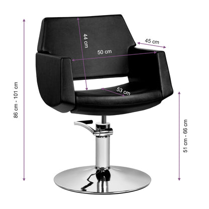 Fauteuil coiffeur Prestige Noir