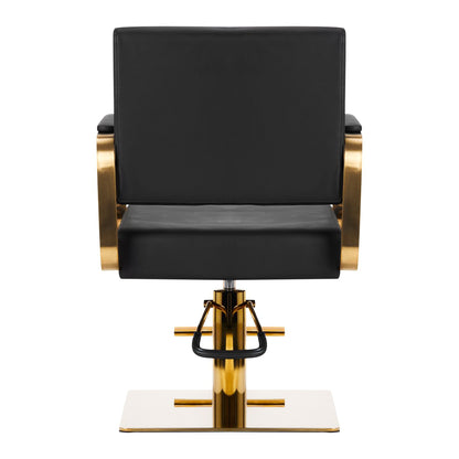 Fauteuil coiffeur Valmont Or & Noir
