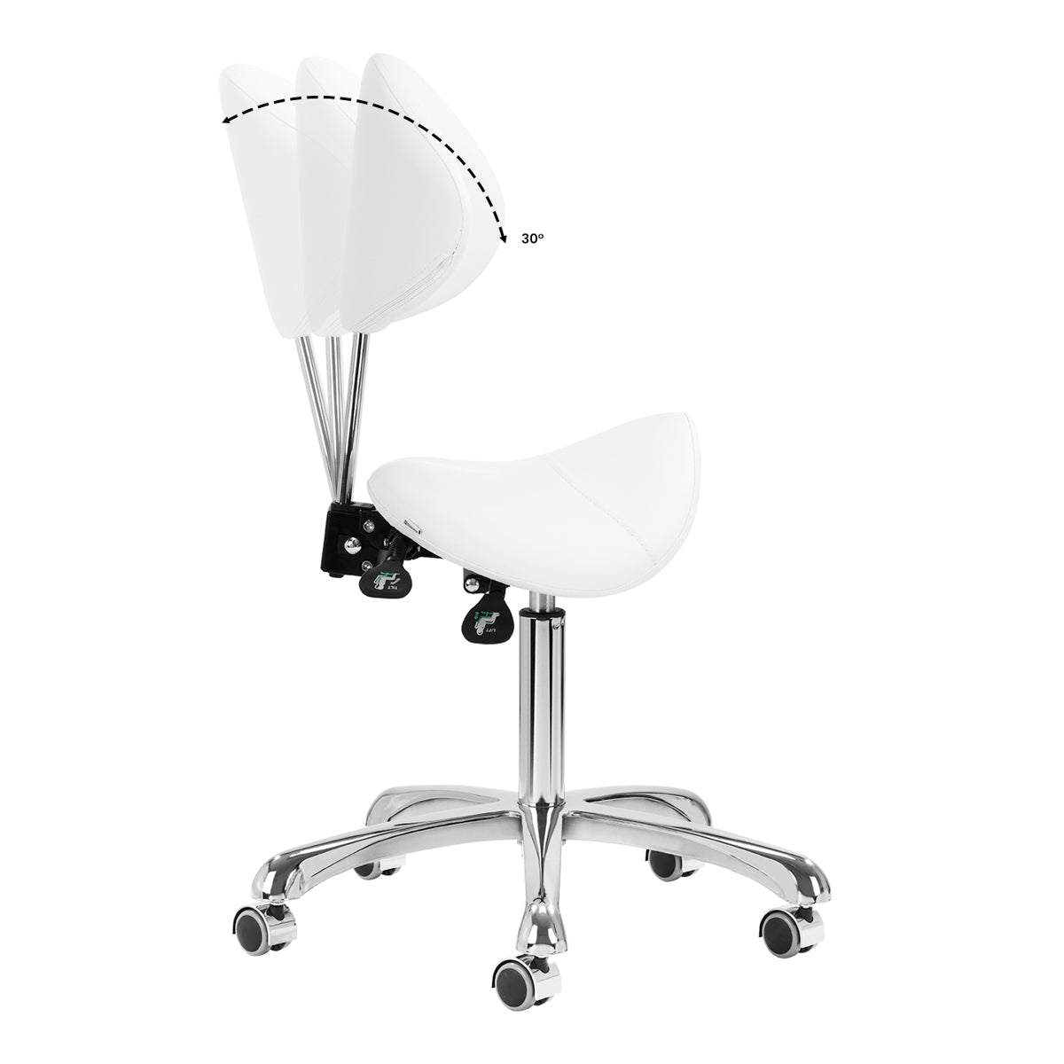Tabouret cosmétique Comfort Line Blanc