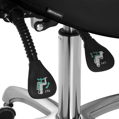 Tabouret cosmétique Comfort Line Noir