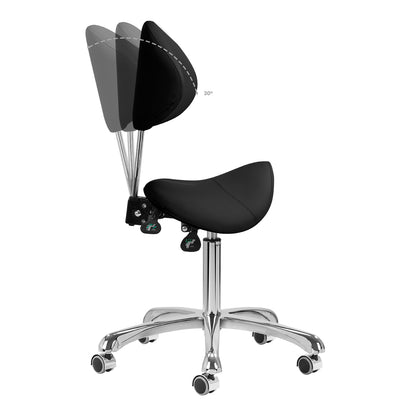 Tabouret cosmétique Comfort Line Noir