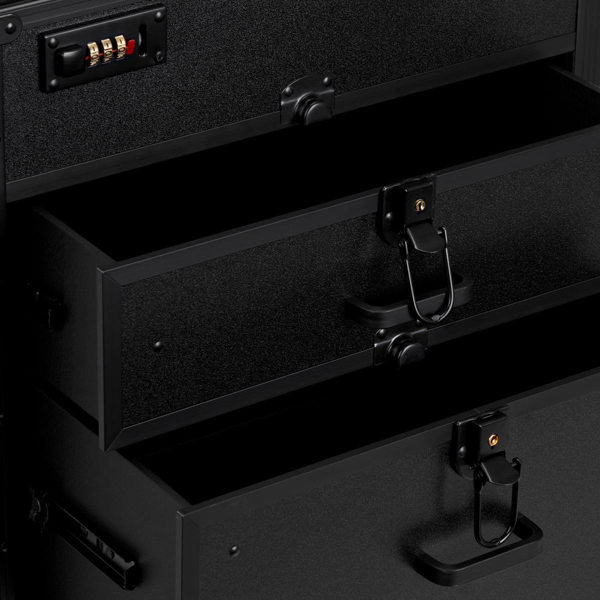Chariot barbier mobile Gabbiano V21 noir
