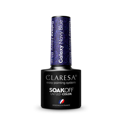 Vernis semi-permanent Galaxy Navy Blue – 5 g