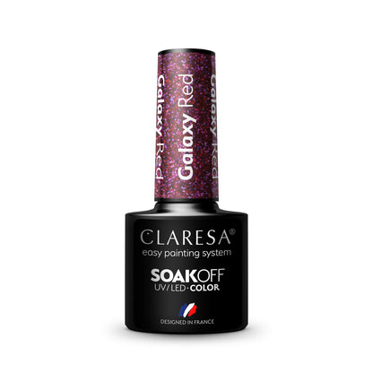 Vernis semi-permanent Galaxy Red – 5 g