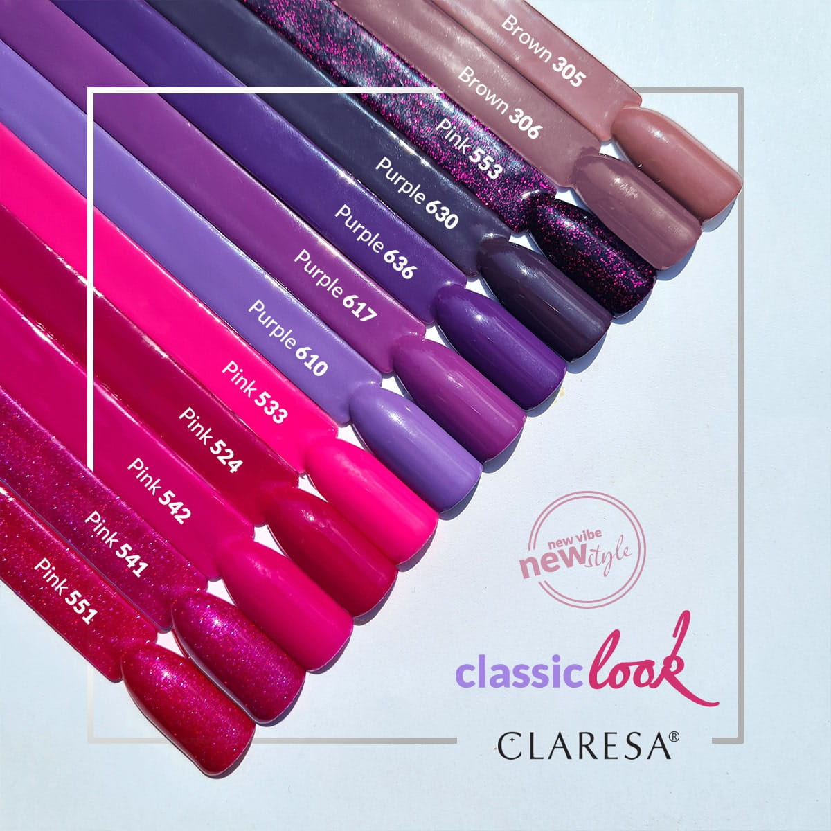 Vernis semi-permanent rose 542 – 5 g