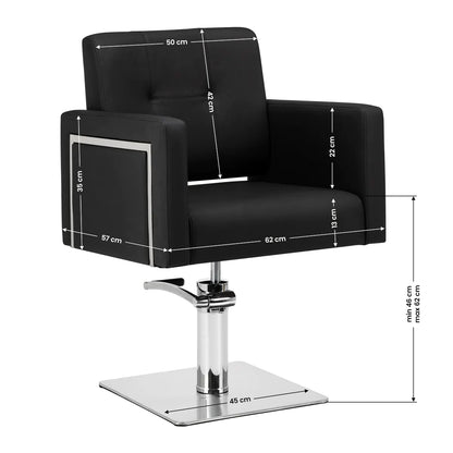 Fauteuil coiffeur Alto Noir