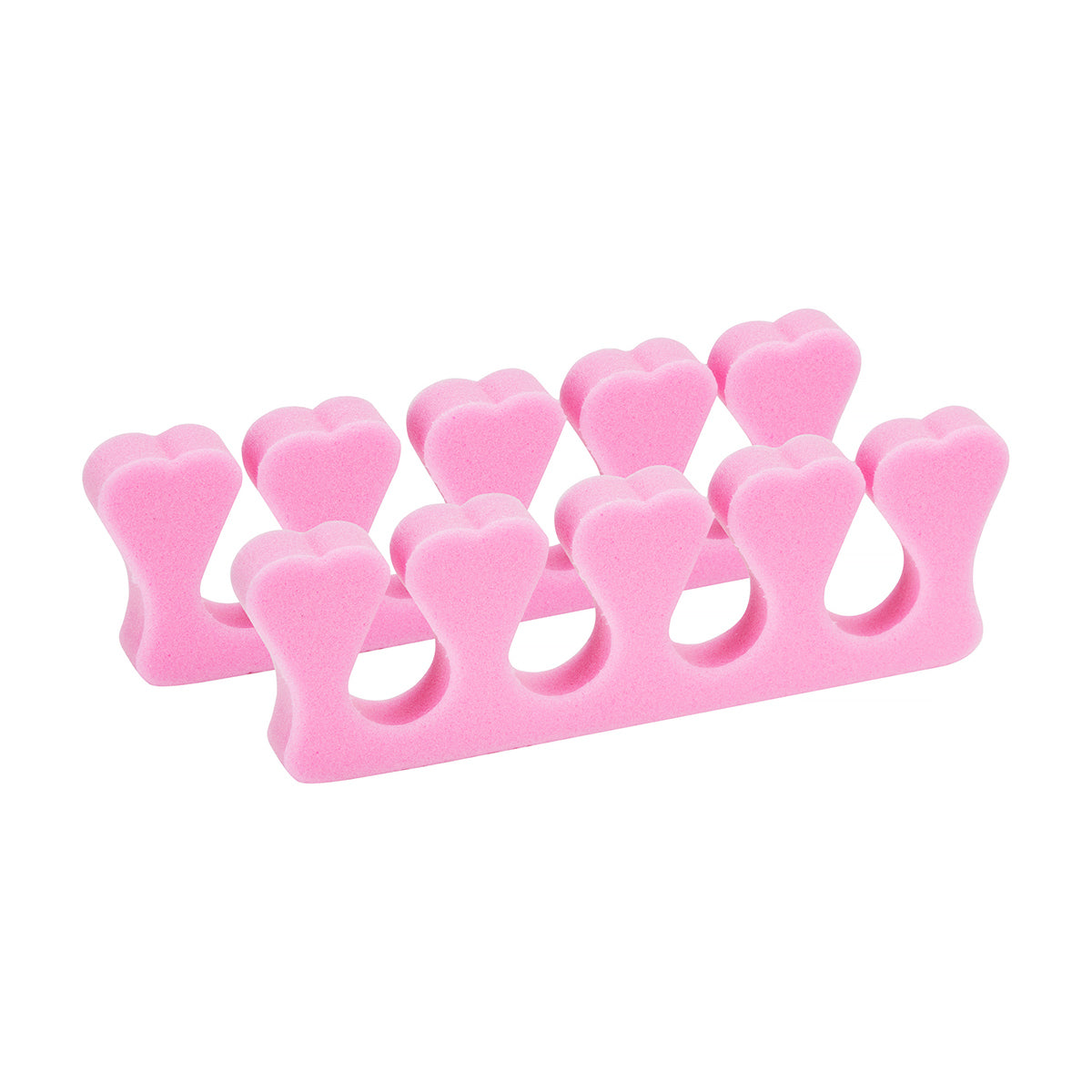 Séparateurs d’orteils mousse rose – 100 pcs