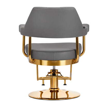 Fauteuil coiffeur Gravina Or & Gris