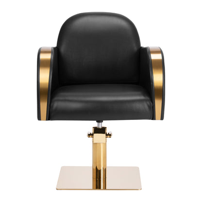 Fauteuil coiffeur Malorie Or & Noir