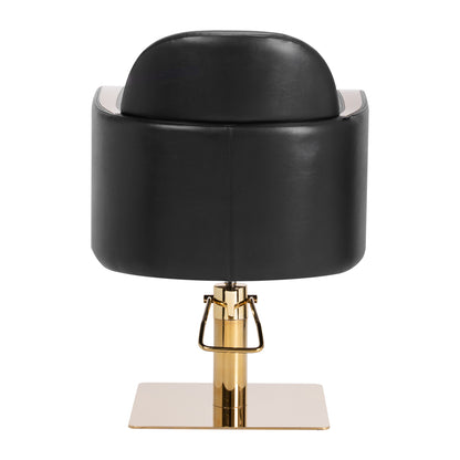 Fauteuil coiffeur Malorie Or & Noir