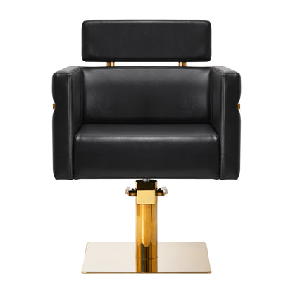 Fauteuil coiffeur Toléria Or & Noir