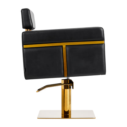 Fauteuil coiffeur Toléria Or & Noir