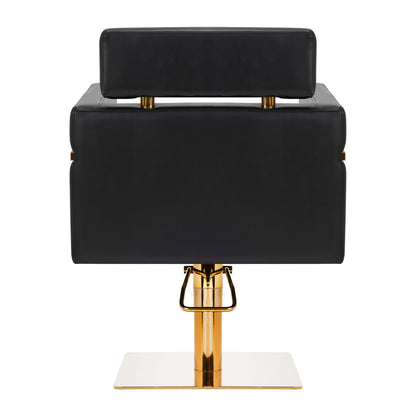 Fauteuil coiffeur Toléria Or & Noir