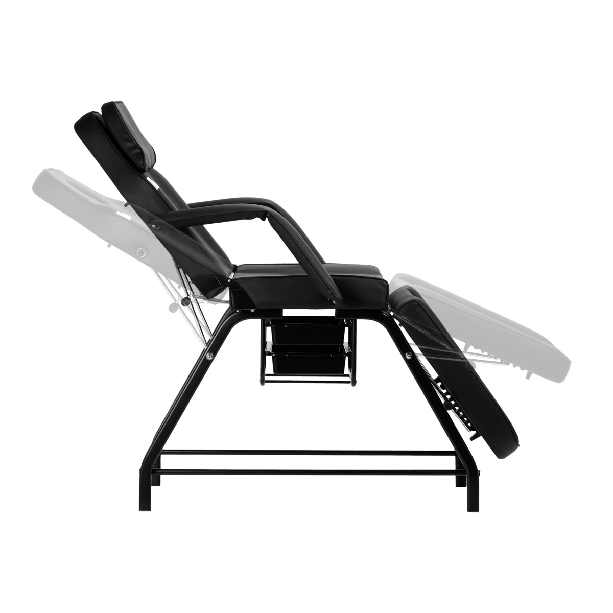 Fauteuil ZENIA Noir ( Structure Blanc )