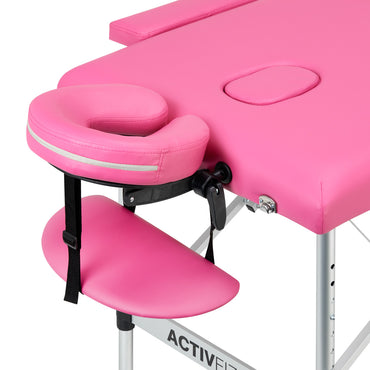 Table pliante Mobile Confort Alu 2P Rose