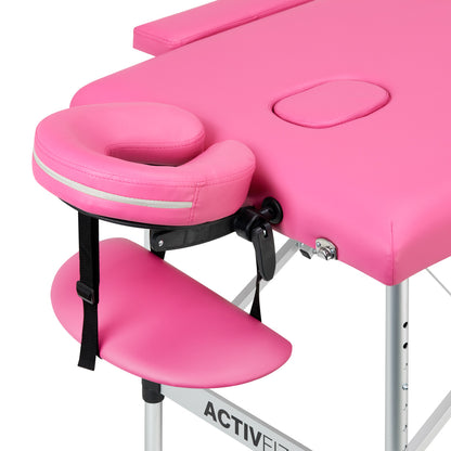 Table pliante Mobile Confort Alu 2P Rose