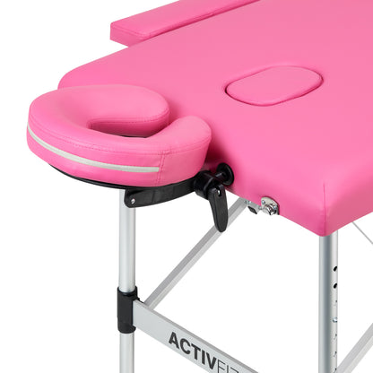 Table pliante Mobile Confort Alu 2P Rose