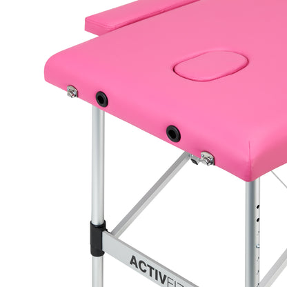 Table pliante Mobile Confort Alu 2P Rose