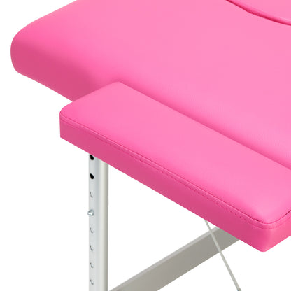 Table pliante Mobile Confort Alu 2P Rose