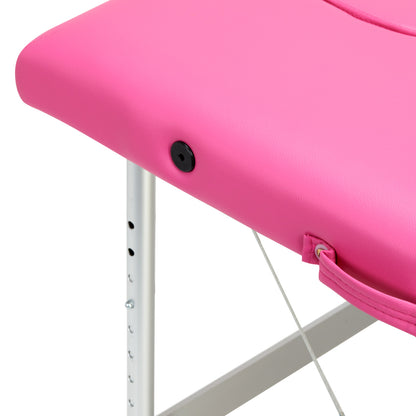 Table pliante Mobile Confort Alu 2P Rose