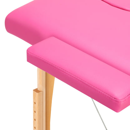 Table pliante Mobile Confort Bois 2P Rose