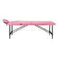 Table pliante Mobile Confort Alu 2P Rose & Noir
