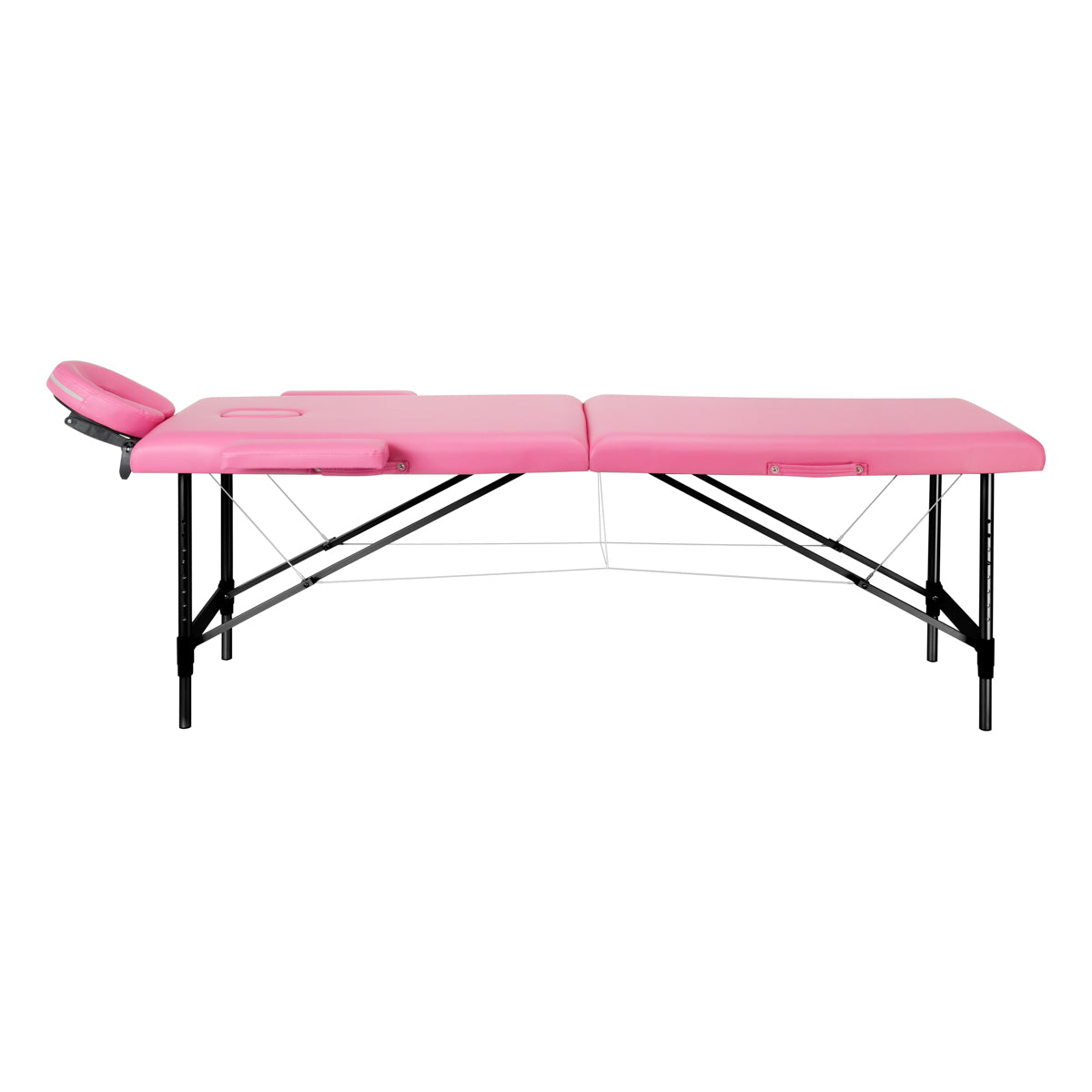 Table pliante Mobile Confort Alu 2P Rose & Noir