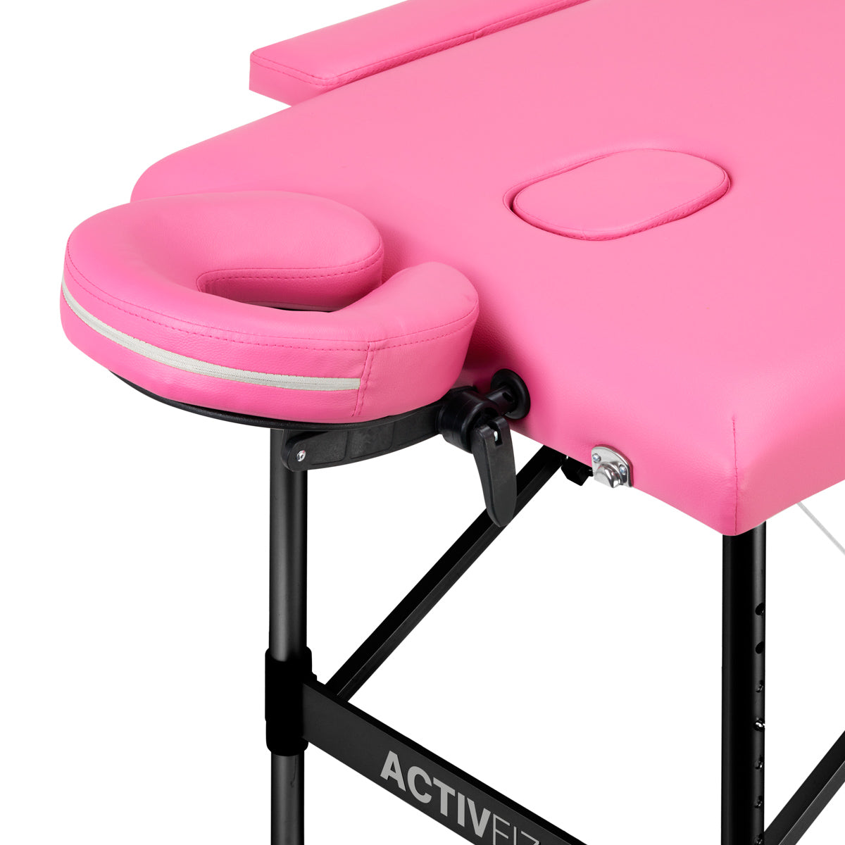 Table pliante Mobile Confort Alu 2P Rose & Noir