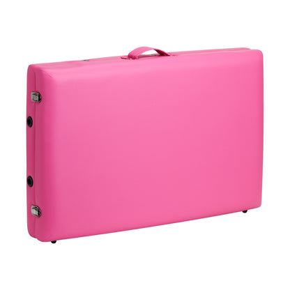 Table pliante Mobile Confort Alu 2P Rose & Noir