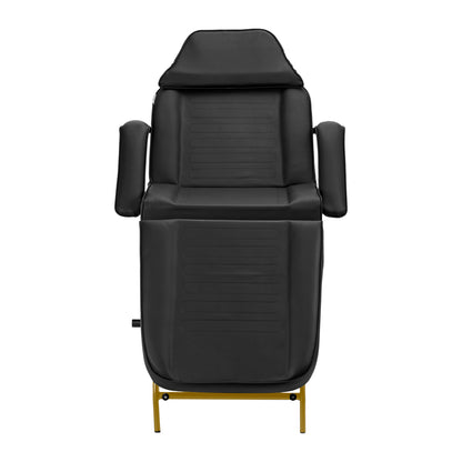 Fauteuil ZENIA Noir ( Structure Or )