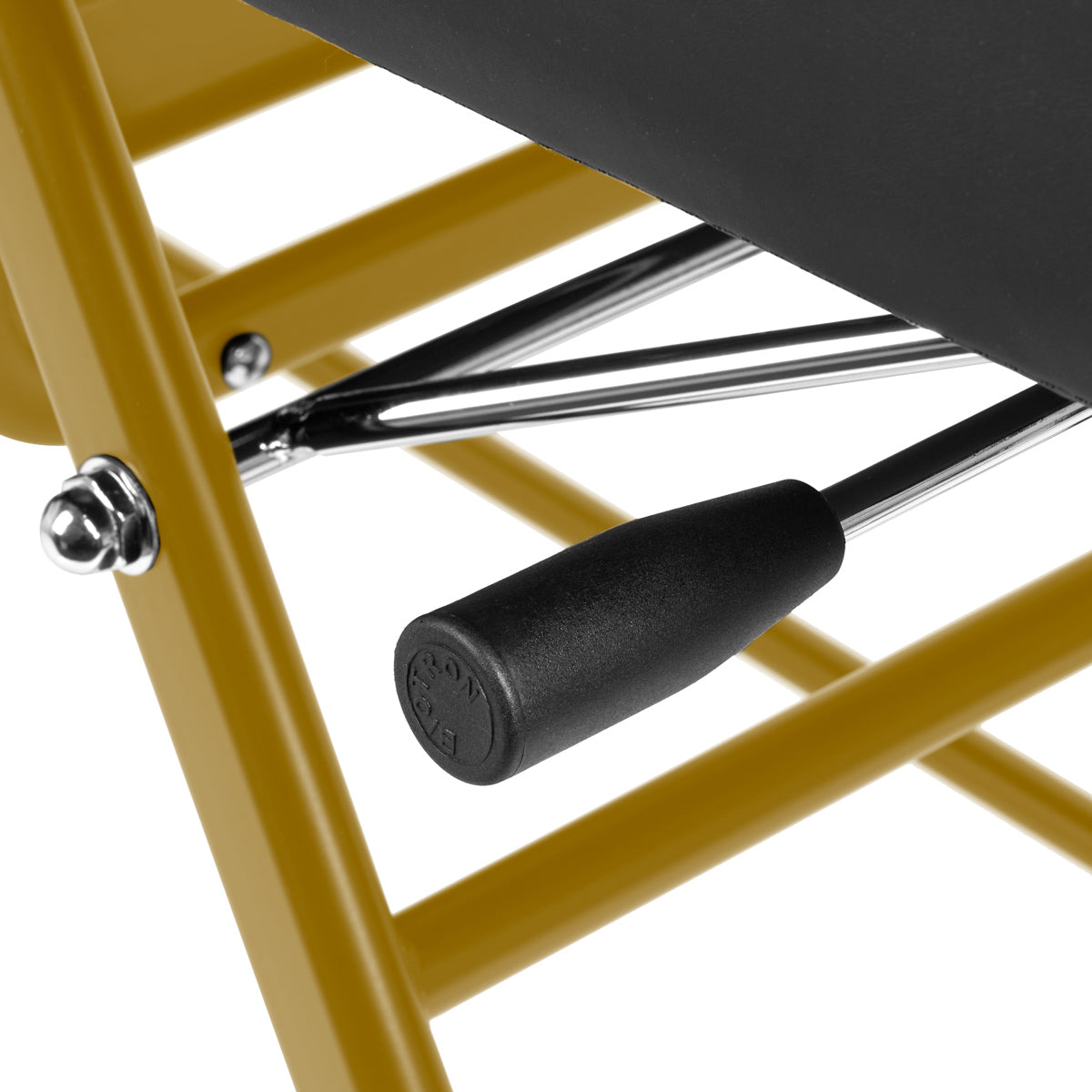 Fauteuil ZENIA Noir ( Structure Or )