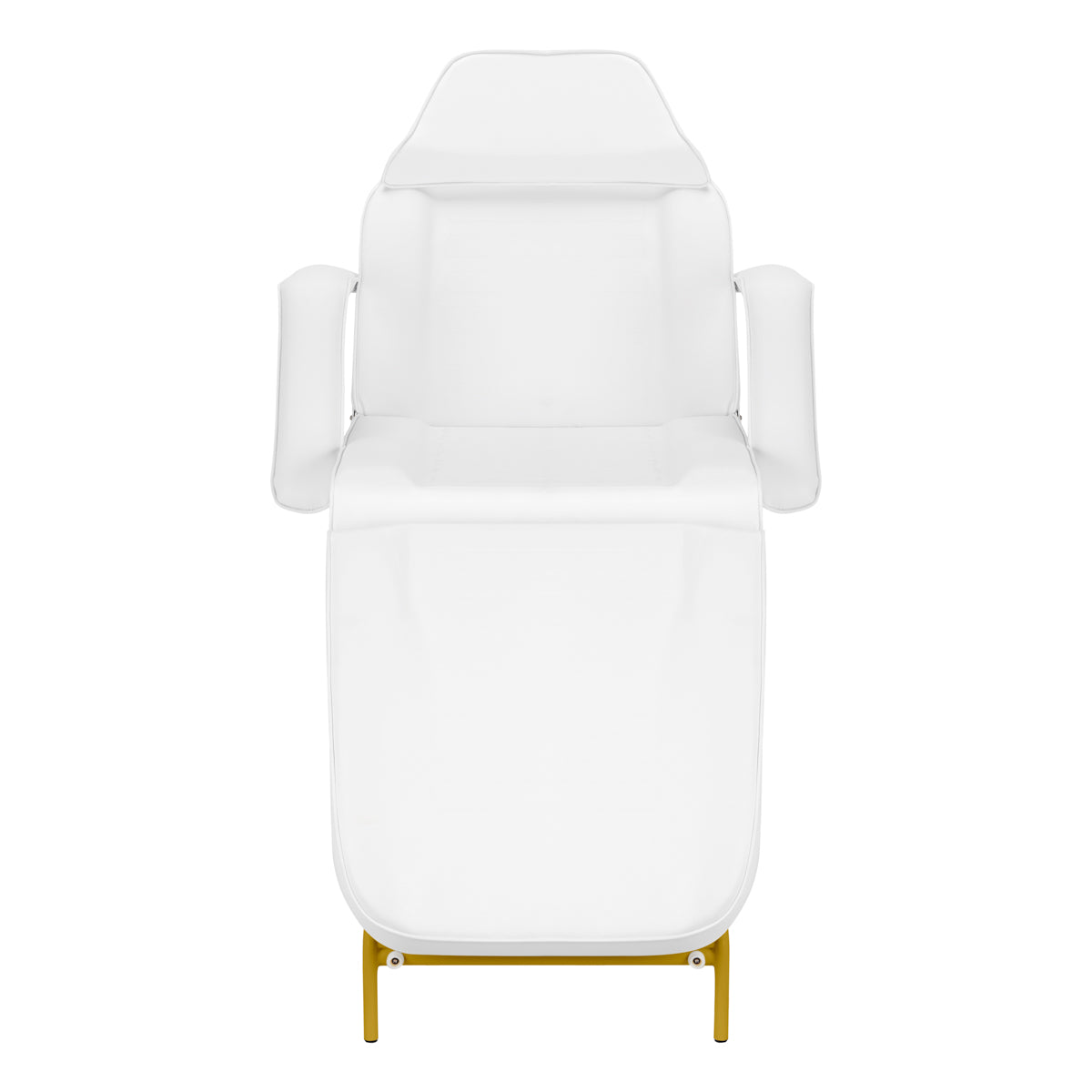 Fauteuil ZENIA Blanc ( Structure Or )