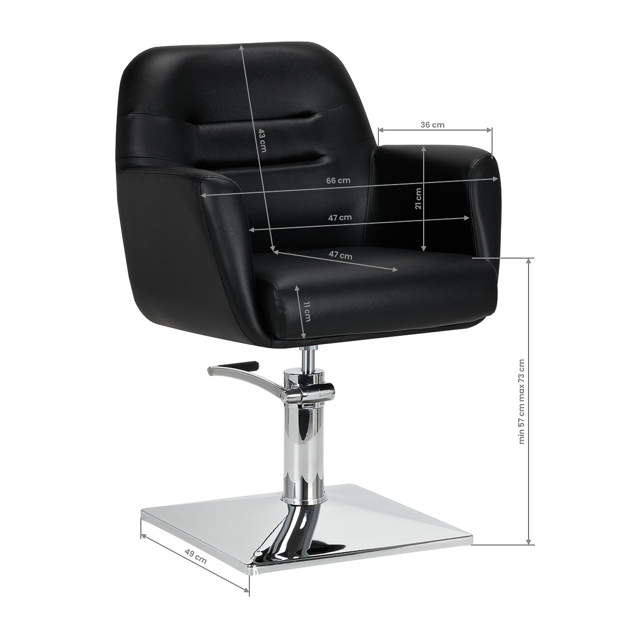 Fauteuil coiffeur Opéra Noir