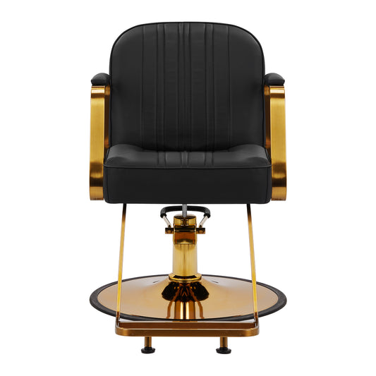 Fauteuil coiffeur Aurelia Or & Noir